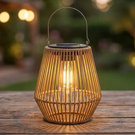 natuurlijke solar lantaarn tuin